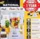 100% Original National 2 in 1 Juicer Blender Machine - Multi-functional, Heavy Copper Motor