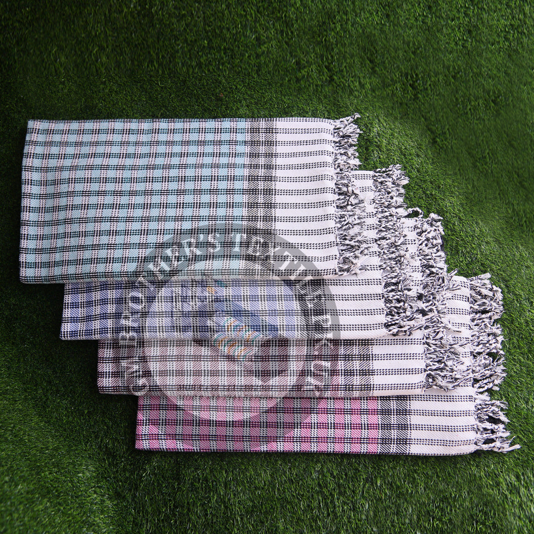 Pack of 4 pure cotton khais King Size