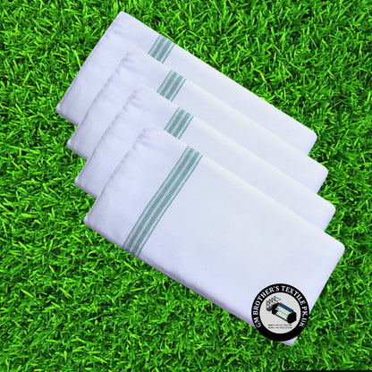 Artisanal Splendor 4-Piece Handmade Pure White Cotton Khais